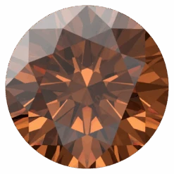 Swarovski Zirconia Round Pure Brilliance Cut Caramel(Swarovski Cubic Zirconia Round Pure Brilliance Cut Caramel)