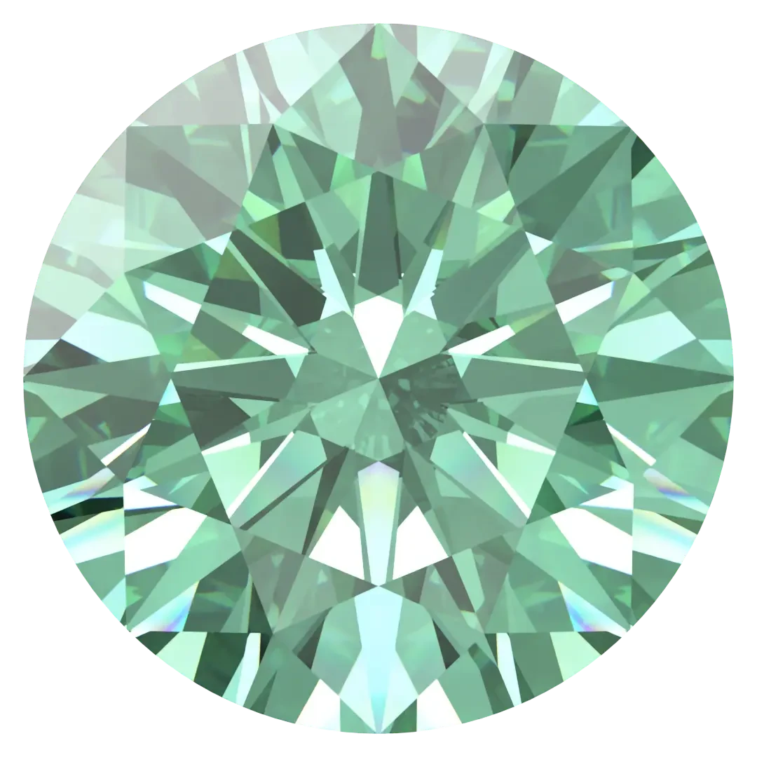 Swarovski Zirconia Round Pure Brilliance Cut Fancy Light Green(Swarovski Cubic Zirconia Round Pure Brilliance Cut Fancy Light Green) 3 Swarovski Zirconia Round Pure Brilliance Cut Fancy Light Green(Swarovski Cubic Zirconia Round Pure Brilliance Cut Fancy Light Green)