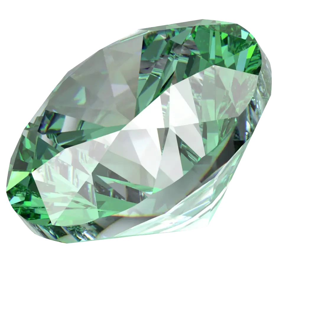 Swarovski Zirconia Round Pure Brilliance Cut Fancy Light Green(Swarovski Cubic Zirconia Round Pure Brilliance Cut Fancy Light Green) 4 Swarovski Zirconia Round Pure Brilliance Cut Fancy Light Green(Swarovski Cubic Zirconia Round Pure Brilliance Cut Fancy Light Green) - Image 2