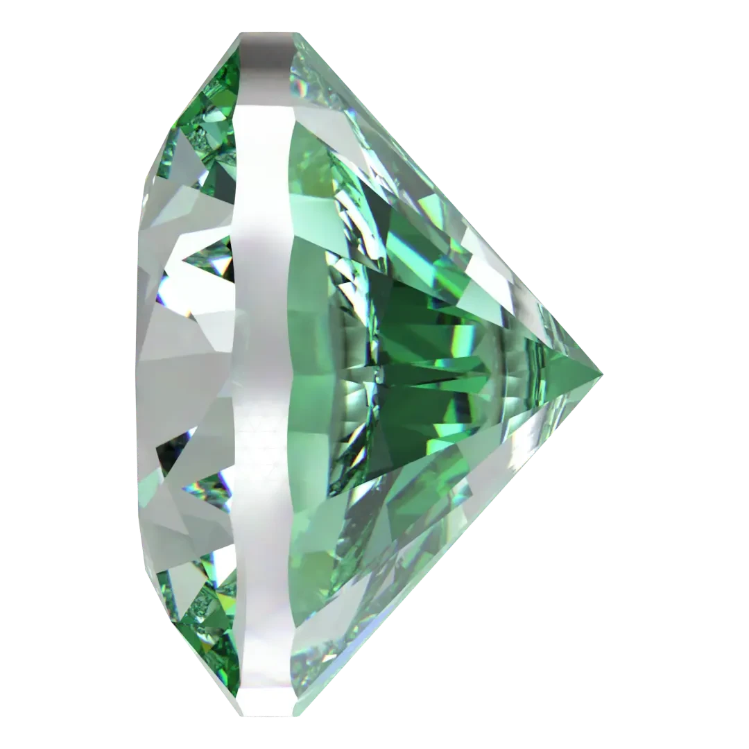 Swarovski Zirconia Round Pure Brilliance Cut Fancy Light Green(Swarovski Cubic Zirconia Round Pure Brilliance Cut Fancy Light Green) 5 Swarovski Zirconia Round Pure Brilliance Cut Fancy Light Green(Swarovski Cubic Zirconia Round Pure Brilliance Cut Fancy Light Green) - Image 3
