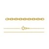 Gold Plated (24k) Sterling Silver Trace Chain(24k Gold Plated Sterling Silver Jewellery Findings Chains) -BlueStreak Crystal Shop Gold Plated 24k Sterling Silver Trace Chain