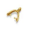 Gold Plated (24k) Stirrup Bail 11mm(Gold Plated 24k Pendant Stirrup Bail)