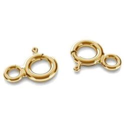 Gold Plated Bolt Ring Clasp(Gold Plated Bolt Ring Clasp)