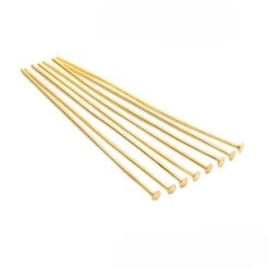 Gold Plated Flat End Headpins(Gold Plated Headpins)