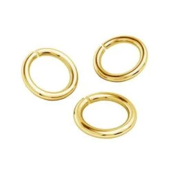 Gold Plated Open Round Jump Rings(Gold Plated Jump Rings)