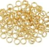 Gold Plated Split Rings(Gold Plated Split Rings) -BlueStreak Crystal Shop Gold Plated Split Rings