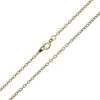 Gold Plated Medium Trace Chain(Gold Plated Trace Chains) 1 Gold Plated Medium Trace Chain(Gold Plated Trace Chains) -BlueStreak Crystal Shop Gold Plated Trace Chains