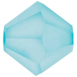 Preciosa Beads Bicone Aquamarine Matte(Preciosa Bicone Beads Aquamarine Matte)