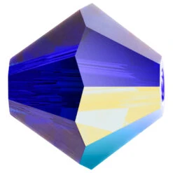 Preciosa Beads Bicone Cobalt Blue AB(Preciosa Beads Bicone Cobalt Blue Ab)