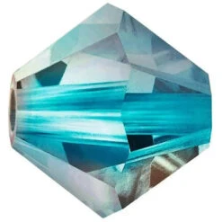 Preciosa Beads Bicone Crystal Bermuda Blue(Preciosa Bicone Beads Crystal Bermuda Blue)