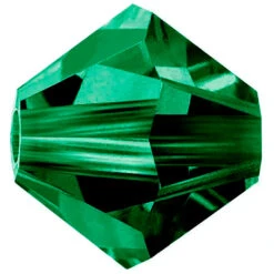 Preciosa Beads Bicone Emerald(Preciosa Bicone Beads Emerald)