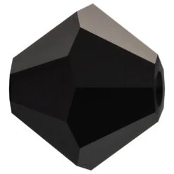 Preciosa Beads Bicone Jet(Preciosa Bicone Beads Jet)