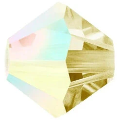 Preciosa Beads Bicone Jonquil AB(Preciosa Bicone Beads Jonquil Ab)