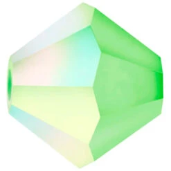 Preciosa Beads Bicone Limecicle Matte AB(Preciosa Beads Bicone Limecicle Matte Ab)