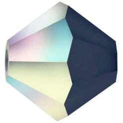 Preciosa Beads Bicone Montana Matte AB(Preciosa Bicone Beads Montana Matte Ab)