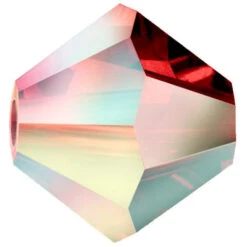 Preciosa Beads Bicone Siam AB 2X(Preciosa Bicone Beads Siam Ab 2x)