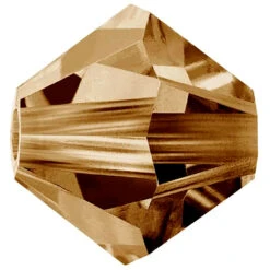 Preciosa Beads Bicone Smoked Topaz(Preciosa Bicone Beads Smoked Topaz)