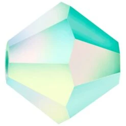 Preciosa Beads Bicone Turquoise AB 2X(Preciosa Bicone Beads Turquoise Ab 2x)