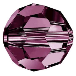 Preciosa Beads Round Amethyst(Preciosa Round Beads Amethyst)