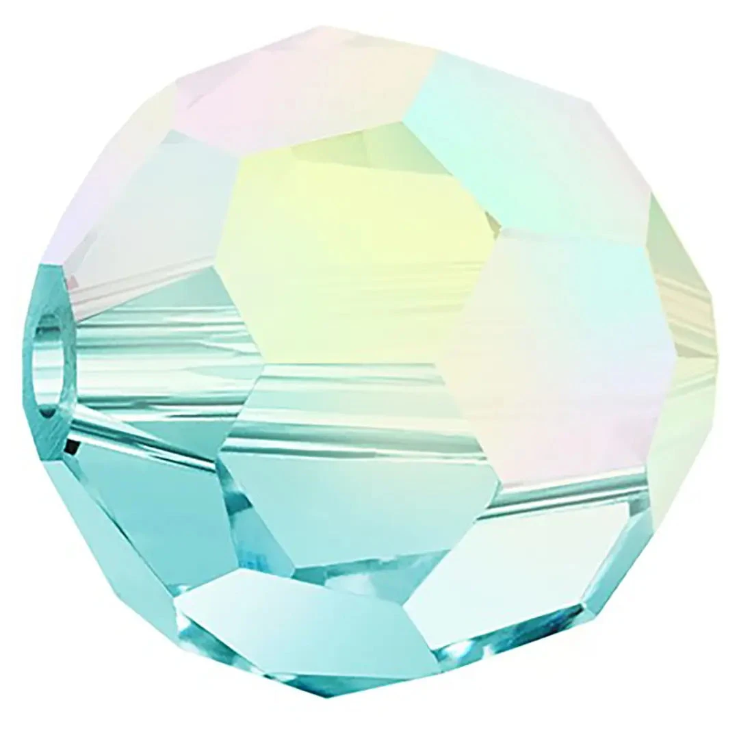 Preciosa Beads Round Aqua Bohemica AB(Preciosa Round Beads Aqua Bohemica Ab) 3 Preciosa Beads Round Aqua Bohemica AB(Preciosa Round Beads Aqua Bohemica Ab)