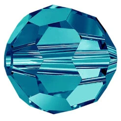 Preciosa Beads Round Indicolite(Preciosa Round Beads Indicolite)