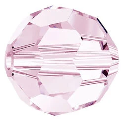 Preciosa Beads Round Light Rose(Preciosa Round Beads Light Rose)
