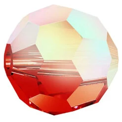 Preciosa Beads Round Light Siam AB(Preciosa Round Beads Light Siam Ab)