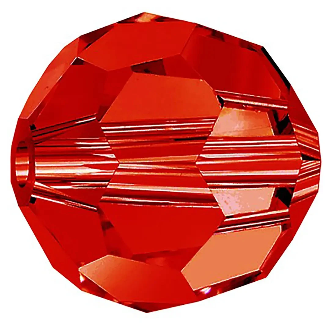 Preciosa Beads Round Light Siam(Preciosa Round Beads Light Siam) 3 Preciosa Beads Round Light Siam(Preciosa Round Beads Light Siam)