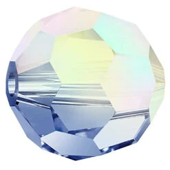Preciosa Beads Round Sapphire AB(Preciosa Round Beads Sapphire Ab)