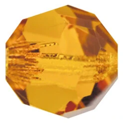 Preciosa Beads Round Topaz(Preciosa Round Beads Topaz)