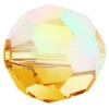 Preciosa Beads Round Topaz AB(Preciosa Round Beads Topaz Ab)