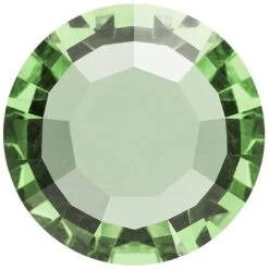 Preciosa Chatons Channel Round Stones Peridot UNFOILED(Preciosa Channel Chatons Peridot Unfoiled)