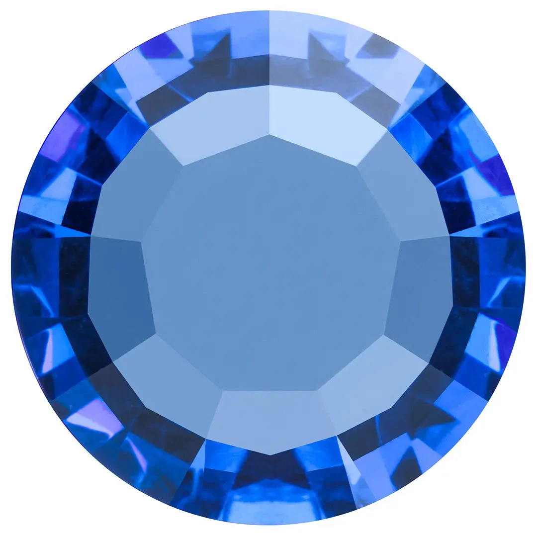 Preciosa Chatons Channel Round Stones Sapphire UNFOILED(Preciosa Channel Chatons Sapphire Unfoiled) 3 Preciosa Chatons Channel Round Stones Sapphire UNFOILED(Preciosa Channel Chatons Sapphire Unfoiled)