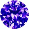 Preciosa Cubic Zirconia Alpha Round Brilliant Cut Amethyst(Preciosa Cubic Zirconia Alpha Round Brilliant Cut Amethyst)