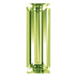 Preciosa Cubic Zirconia Baguette Step Cut Peridot(Preciosa Cubic Zirconia Baguette Step Cut Peridot)