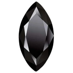 Preciosa Cubic Zirconia Marquise Diamond Cut Black(Preciosa Cubic Zirconia Marquise Diamond Cut Black)