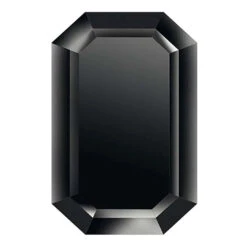 Preciosa Cubic Zirconia Octagon Step Cut Black(Preciosa Cubic Zirconia Octagon Step Cut Black)