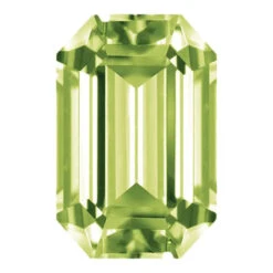 Preciosa Cubic Zirconia Octagon Step Cut Peridot(Preciosa Cubic Zirconia Octagon Step Cut Peridot)