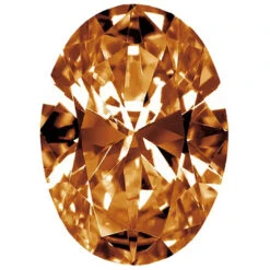 Preciosa Cubic Zirconia Oval Diamond Cut Brown(Preciosa Cubic Zirconia Oval Diamond Cut Brown)