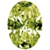 Preciosa Cubic Zirconia Oval Diamond Cut Olive(Preciosa Cubic Zirconia Oval Diamond Cut Olive)
