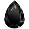 Preciosa Cubic Zirconia Pear Diamond Cut Black(Preciosa Cubic Zirconia Pear Diamond Cut Black) -BlueStreak Crystal Shop Preciosa Cubic Zirconia Pear Diamond Cut Black