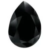 Preciosa Fancy Stones Baroque Pear Jet UNFOILED(Preciosa Fancy Stones Baroque Pear 301 Jet)