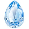 Preciosa Fancy Stones Baroque Pear Aqua Bohemica(Preciosa Fancy Stones Baroque Pear 301 Aqua Bohemica) 2 Preciosa Fancy Stones Baroque Pear Aqua Bohemica(Preciosa Fancy Stones Baroque Pear 301 Aqua Bohemica) -BlueStreak Crystal Shop Preciosa Fancy Stones Baroque Pear Light Sapphire