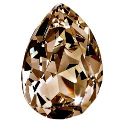 Preciosa Fancy Stones Baroque Pear Smoked Topaz(Preciosa Fancy Stones Baroque Pear 301 Smoked Topaz)