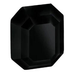 Preciosa Fancy Stones Octagon Jet UNFOILED(Preciosa Fancy Stones Octagon Jet Unfoiled)