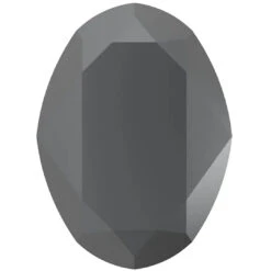 Preciosa Fancy Stones Oval Jet Hematite UNFOILED(Preciosa Fancy Stones Oval Crystal Jet Hematite Unfoiled)