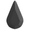 Preciosa Fancy Stones Pear Jet UNFOILED(Preciosa Fancy Stones Pear Jet Unfoiled)
