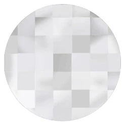 Preciosa Flat Back Crystals Non Hotfix Chessboard Circle (MAXIMA) Crystal(Preciosa Flatback Crystals Non Hotfix Chessboard Circle Crystal)