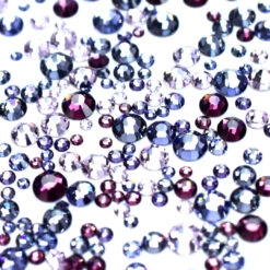 Preciosa Flat Back Crystals Non Hotfix Mix (MAXIMA) Lavender(Preciosa Lavender Mix Of Flatback Crystals Non Hotfix)