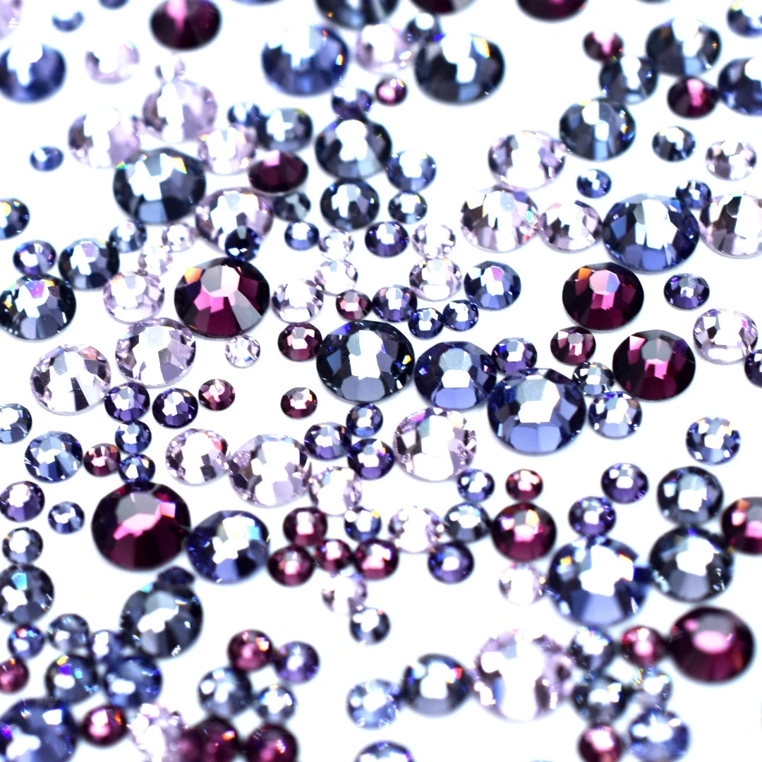 Preciosa Flat Back Crystals Non Hotfix Mix (MAXIMA) Lavender(Preciosa Lavender Mix Of Flatback Crystals Non Hotfix) 3 Preciosa Flat Back Crystals Non Hotfix Mix (MAXIMA) Lavender(Preciosa Lavender Mix Of Flatback Crystals Non Hotfix)